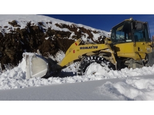 Muş’ta Kardan Kapanan Yollar Ulaşıma Açıldı