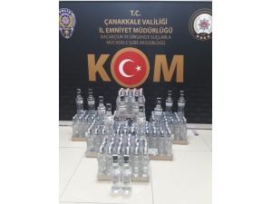 Çanakkale’de Sahte Bandrollü İçki Operasyonu