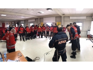 Bursa Afad’dan Anda’ya Arama Kurtarma Eğitimi