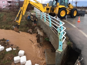 Güneysınır’da Su Baskını