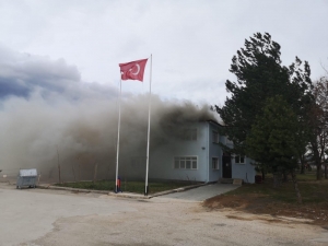 Tokat’ta Çatı Yangını