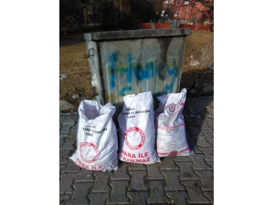Yardım Kömürlerini Çöpe Atıldı