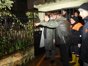 Başkan Yılmaz’dan Acil Müdahale Ekibine Gece Denetimi