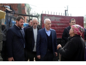 Başkan Gültak, Yağmur Mağduru Vatandaşları Yalnız Bırakmadı