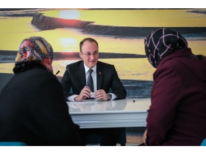 Başkan Örki Vatandaşları Dinledi