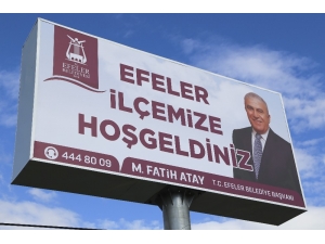 Efeler Misafirleri “Hoşgeldiniz” Totemiyle Karşılıyor