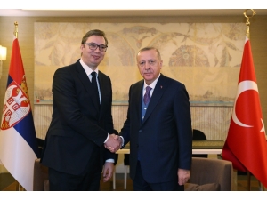 Cumhurbaşkanı Erdoğan, Sırbistan Cumhurbaşkanı Vuçiç Görüşmesi Başladı