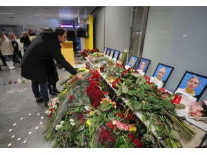 Kiev’de İran’daki Uçak Kazasında Hayatını Kaybedenler Anıldı