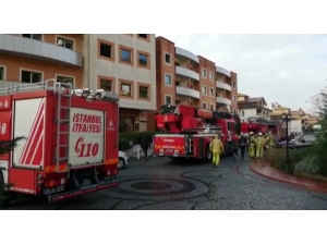 Beykoz’da Lüks Sitede Yangın Paniği