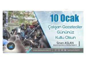Kaymakam Aslan’dan 10 Ocak Çalışan Gazeteciler Günü Mesajı