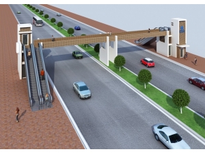 Büyükşehir’den Kızılırmak Caddesi Ve Gazi Bulvarı’na Üst Geçit