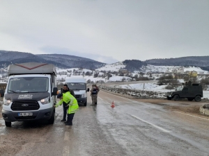 Ordu’da Kış Lastiği Denetimi