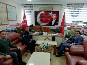Kaymakam Alkan Emniyet Müdürü’nü Ziyaret Etti