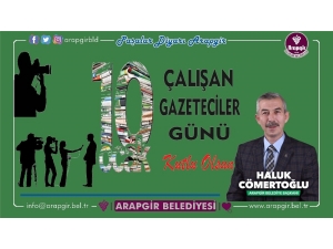 Başkan Cömertoğlu’ndan 10 Ocak Çalışan Gazeteciler Günü Mesajı
