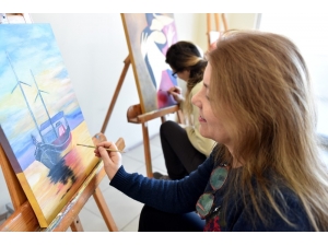 Resim Yapmayı Tepebaşı’nda Öğreniyorlar