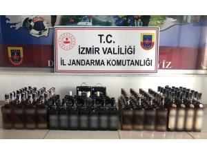Torbalı’da 112 Litre Gümrük Kaçağı İçki Ele Geçirildi