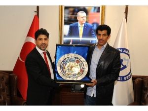 Katar Büyükelçisinden Rektör Aldemir’e Ziyaret