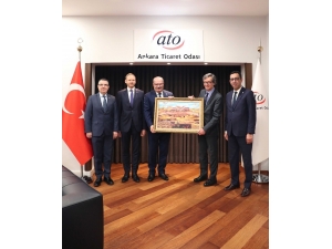 Avusturya Büyükelçisi Wimmer’dan Ato Başkanı Baran’a Ziyaret