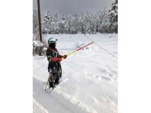Toroslar Edaş, Zorlu Kış Şartlarında Çalışmalarını Sürdürüyor