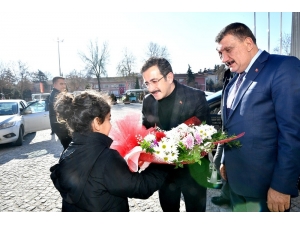 Bakan Yardımcısı Uzun, Başkan Gürkan’ı Ziyaret Etti