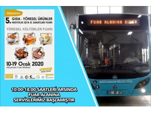 Belediye Otobüsleri Fuar Alanına Kadar Hizmet Verecek