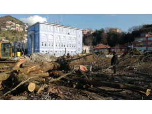Zonguldak’ta Kazıda Bulunan Top Mermileri İmha Edildi