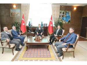 Vali Oktay Çağatay, Vedaş Genel Müdürü Sami Kovancı’yı Makamında Ağırladı