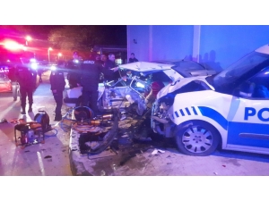 Polisin Dur İhtarına Uymadı, Polise Çarptı