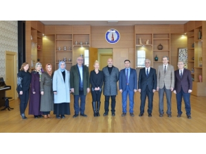 Prof. Dr. Ataç Ve Prof. Dr. Şanlıdağ’dan Dpü’ye Ziyaret