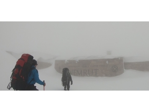 Nemrut Dağı’nda Dağcılara Tipi Engeli