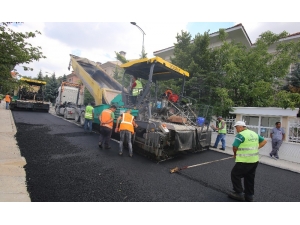 Çankaya Asfaltta Geçen Yılı 100 Bin Ton İle Kapattı