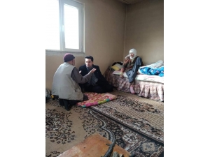 Kaymakamdan Yaşlı Ve Hastalara Ziyaret