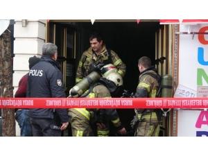 Bursa’da İş Hanında Yangın