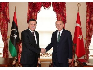 Cumhurbaşkanı Erdoğan Libya Başbakanı Es-serrac’ı Kabul Ediyor
