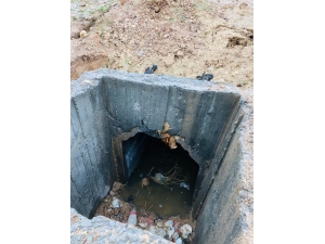 Barış Pınarı Harekatı Bölgesinde Teröristlerin Açtığı Tüneller Kapatılıyor