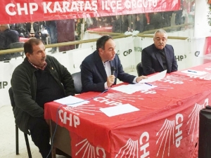 Chp Karataş İlçe Başkanlığına Cengiz Şimşek Yeniden Seçildi