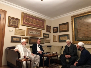Cumhurbaşkanı Erdoğan’dan Emin Saraç Hoca Ve Hasan Kılıç Hoca’ya Ziyaret