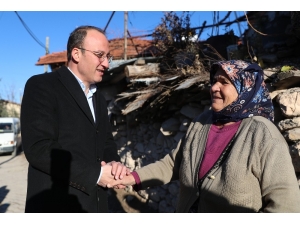 Başkan Örki Sahaya İndi