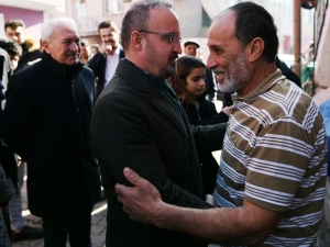 Bülent Turan Umreye Giden Roman Vatandaşları Ziyaret Etti