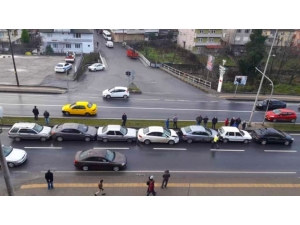 Kdz. Ereğli’de Zincirleme Kaza: 7 Araç Birbirine Girdi