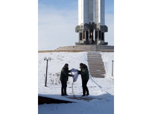 Iğdır’da Yaban Hayvanlar İçin Doğaya Yem Bırakıldı