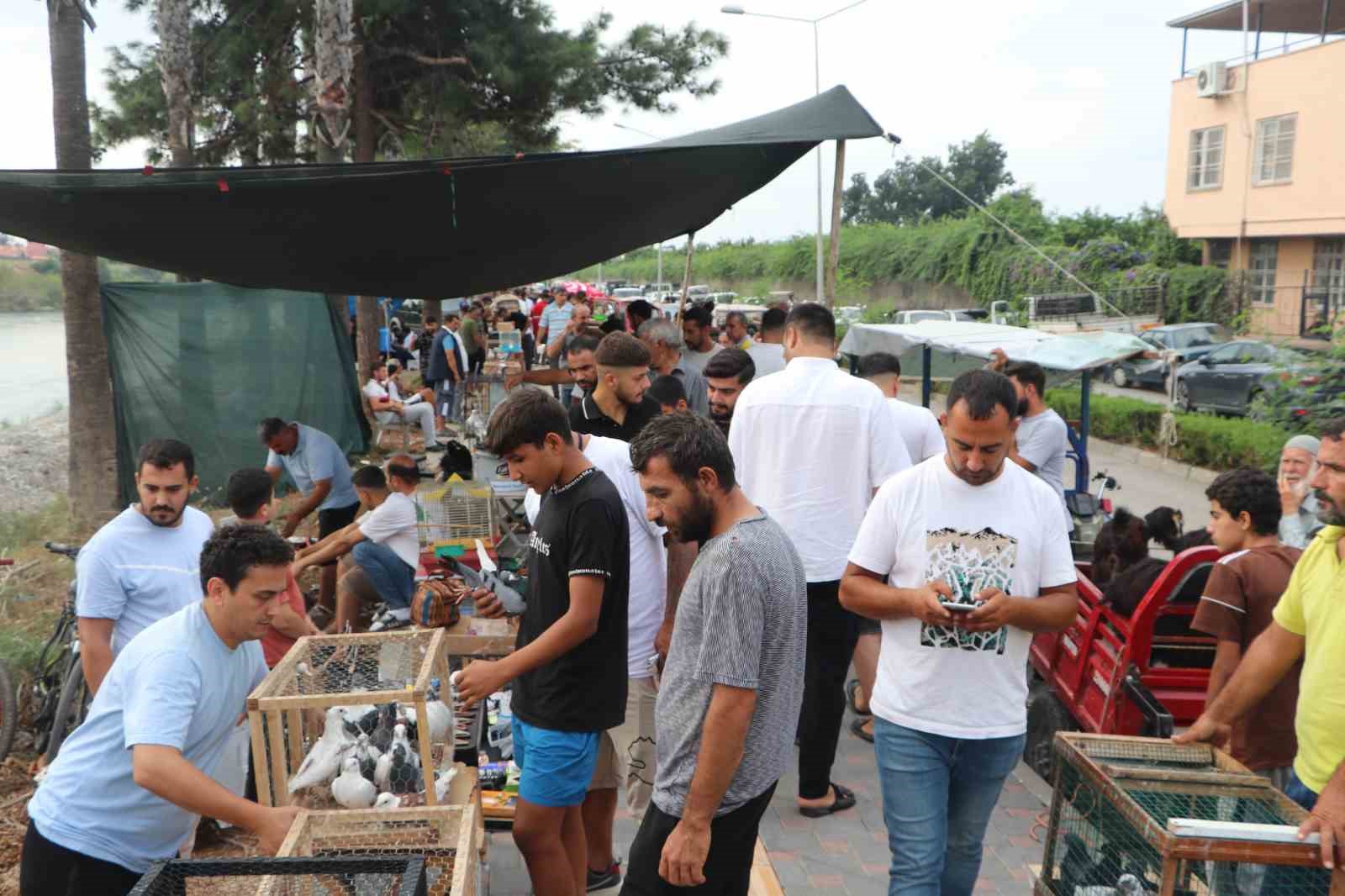 adana-da-kus-meraklilari-kus-pazarinda-bulusuyor