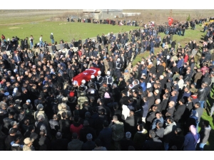 Şehit Güvenlik Korucusu Gözyaşları Arasında Toprağa Verildi
