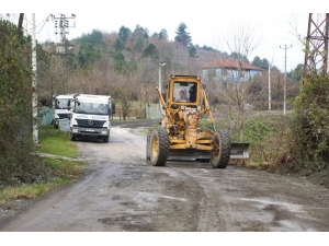 Sapanca’da Yol Düzenleme Çalışmaları Devam Ediyor