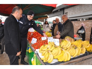 Terme’de Pazarlar Denetim Altında