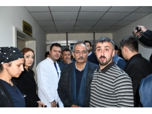 Başkan Bozdoğan, Patlama Haberinin Ardından Hastaneye Gitti