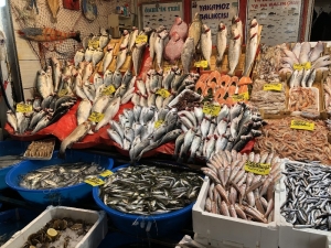 Deniz Suyu Sıcaklığı Düştü; Balık Tezgahları Doldu,taştı