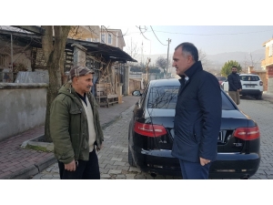 Başkan Taban’dan Mahalleyi Temizleyen Gönüllü Vatandaşa Ziyaret