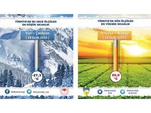 Türkiye’nin En Soğuk Yerleşim Yeri - 27,3 Derece İle Çaldıran İlçesi Oldu