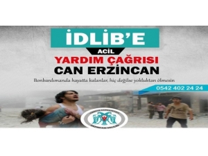 Erzincan’da İdlib İçin Yardım Seferberliği Başlatıldı